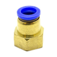 Латунний фітинг для пневмошланга МАМА, 8 мм, різьба 1/2